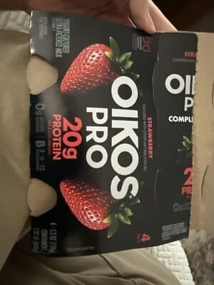 Strawberry Flavored Nonfat Yogurt