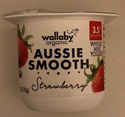Strawberry Aussie Smooth Whole Milk Yogurt