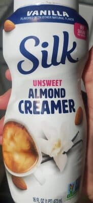 Vanilla Flavored Unsweet Almond Creamer