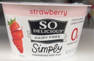 So Delicious Strawberry Yogurt