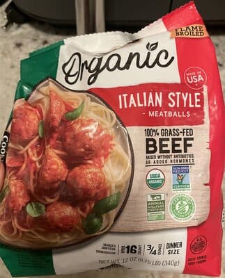 Italian Style 100% Grass fed Meatballs