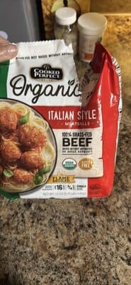 Italian Style Beef Meatballs