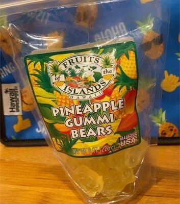 Pineapple gummi bears