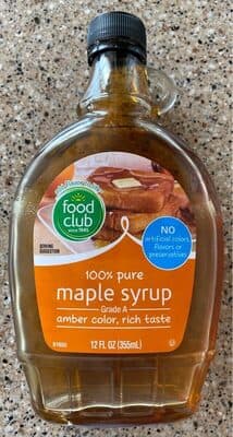 100% Pure Maple Syrup