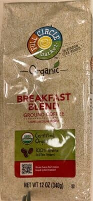 Breakfast Blend Ground Coffee