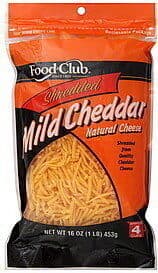 Mild Cheddar Shredded Cheese