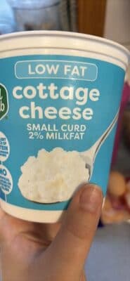 2% LOW FAT SMALL CURD COTTAGE CHEESE