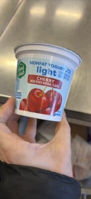 Cherry Light Nonfat Yogurt