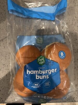 Enriched Hamburger Buns