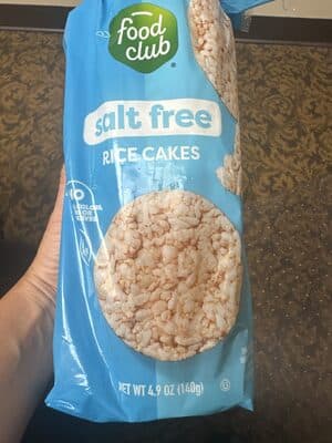 Salt Free Rice Cakes