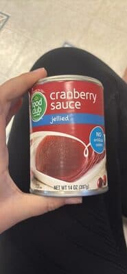 Jellied Cranberry Sauce