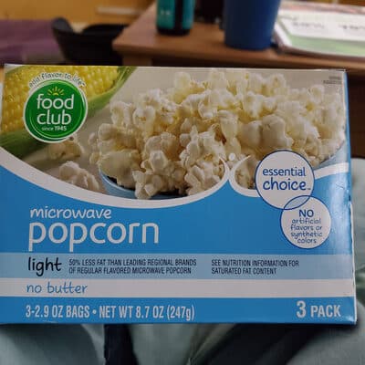 No Butter Light Microwave Popcorn