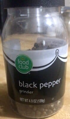 Black Pepper Grinder