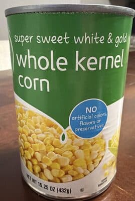 Super Sweet White & Gold Whole Kernel Corn
