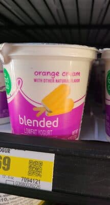 Orange Cream Blended Lowfat Yogurt