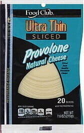 Not Smoked Provolone Thin Sliced Cheese