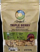 Triple Berry Whole Rolled Oats with Cranberries, Blueberries and Raspberries Granola