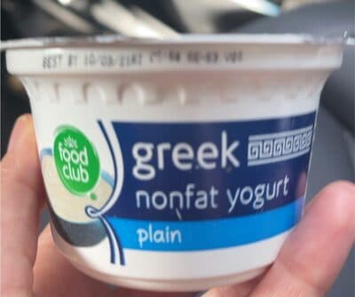 Plain Greek Nonfat Yogurt