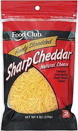 Sharp Cheddar Finely Shredded Cheese