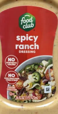 Spicy Ranch Dressing