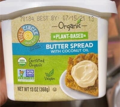 BUTTER SPREAD WITH COCONUT OIL, COCONUT OIL