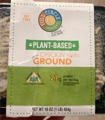 Plant-Based Chick'n Flavored Ground