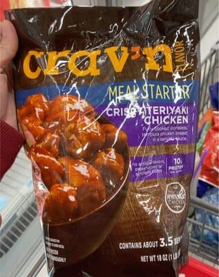 Crispy Teriyaki Chicken Fully Cooked, Boneless, Tempura Chicken Breast in a Teriyaki Sauce Meal Starter