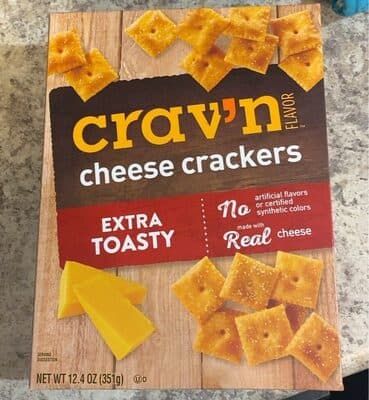 Extra Toasty Cheese Crackers