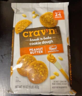 Peanut Butter Break 'N Bake Cookie Dough