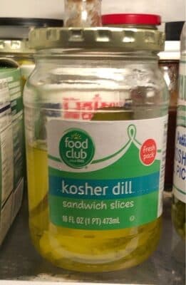 Kosher Dill Sandwich Slices