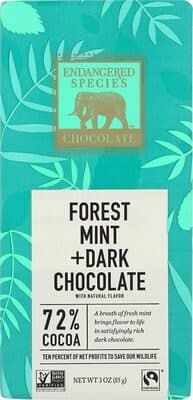 Natural Dark Chocolate With Forest Mint