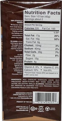 Smooth + Creamy Milk Chocolate 48% Cocoa Chocolate Bar