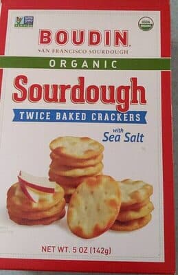 Sourdough Crackers with Sea Salt