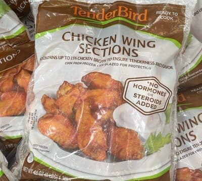 Chicken wings section