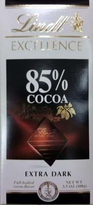 85% Cocoa Dark Chocolate