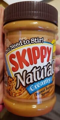 Skippy Natural Creamy Peanut Butter Spread