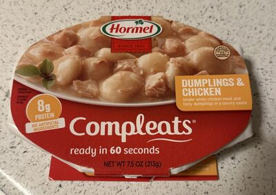 Dumplings & Chicken Tender White Chicken Meat and Tasty Dumplings in a Savory Sauce