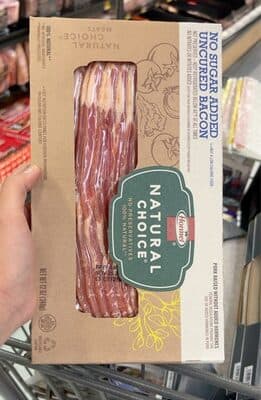 No sugar added uncured bacon