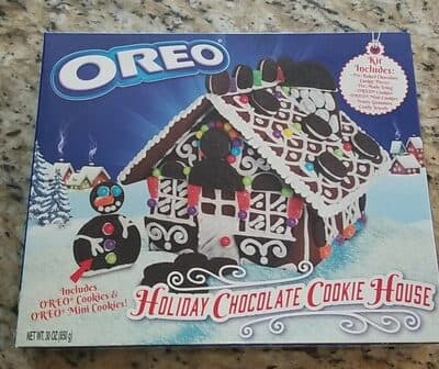 Holiday Chocolate cookie house