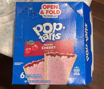 Frosted Cherry Flavored Toaster Pastries