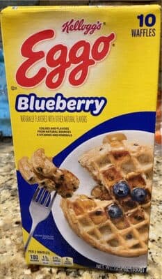Blueberry Flavored Waffles