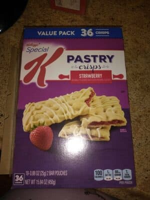 Strawberry Flavored Pastry Crisps
