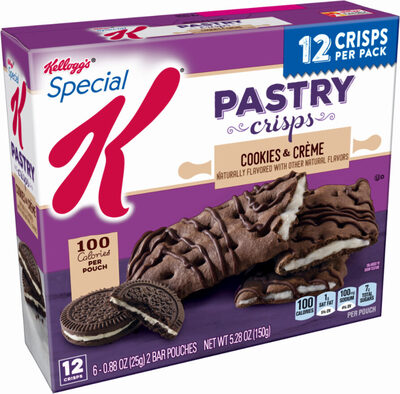 Cookies & Creme Flavored Pastry Crisps