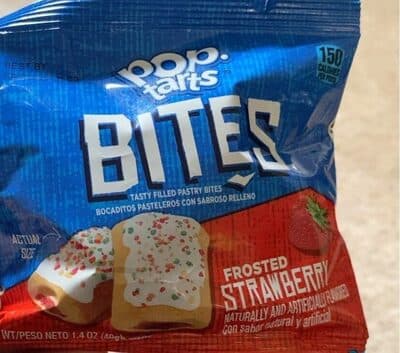 Frosted Strawberry Flavored Tasty Filled Pastry Bites