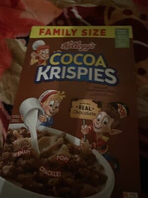 Chocolatey, Sweetened Rice Cereal