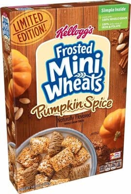 Pumpkin Spice Flavored Whole Grain Cereal