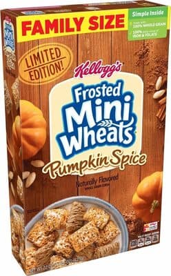 Pumpkin Spice Flavored Whole Grain Cereal
