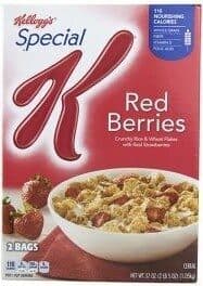 Red Berries Crunchy Rice & Wheat Flakes With Real Strawberries Cereal