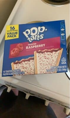 Frosted Raspberry Flavored Toaster Pastries