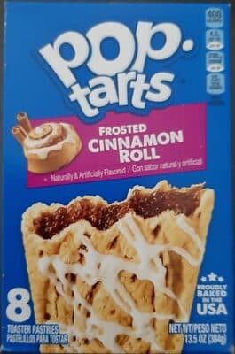 Frosted Cinnamon Roll Flavored Toaster Pastries